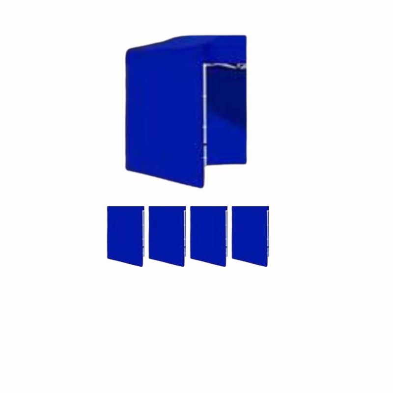 Lot de 4 PAROIS LATÉRALES 210 D pour 3x3m MUR scratch SOUPLE