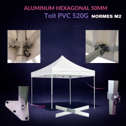 Chapiteau pliable 3x3m alu...
